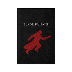 Обложка для паспорта матовая кожа с принтом Blade Runner в Курске, натуральная матовая кожа | размер 19,3 х 13,7 см; прозрачные пластиковые крепления | Тематика изображения на принте: 2049 | blade runner | bladerunner