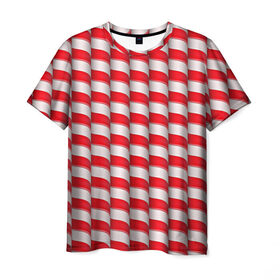 Мужская футболка 3D с принтом Sweet sticks в Курске, 100% полиэфир | прямой крой, круглый вырез горловины, длина до линии бедер | sweet | конфеты | палочка | сладость