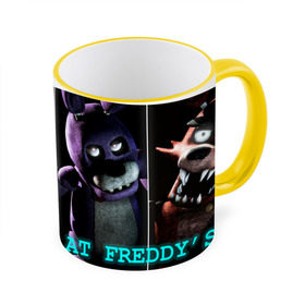 Кружка 3D с принтом Five Nights At Freddy`s в Курске, керамика | ёмкость 330 мл | 