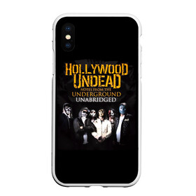 Чехол для iPhone XS Max матовый с принтом Hollywood Undead Underground в Курске, Силикон | Область печати: задняя сторона чехла, без боковых панелей | Тематика изображения на принте: charlie scene | danny | funny man | hollywood | j dog | johnny 3 tears | undead | альтернативный | андед | голивуд | голливудская | группа | кранккор | метал | нежить | ню | реп | рок | рэп | рэпкор