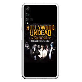 Чехол для Honor 20 с принтом Hollywood Undead Underground в Курске, Силикон | Область печати: задняя сторона чехла, без боковых панелей | Тематика изображения на принте: charlie scene | danny | funny man | hollywood | j dog | johnny 3 tears | undead | альтернативный | андед | голивуд | голливудская | группа | кранккор | метал | нежить | ню | реп | рок | рэп | рэпкор