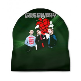 Шапка 3D с принтом Группа Green Day в Курске, 100% полиэстер | универсальный размер, печать по всей поверхности изделия | american idiot | green day | альтернативный | билли джо армстронг | грин дей | группа | зелёный день | майк дёрнт | музыка | надпись | панк | поп | поппанк | рок | тре кул