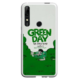 Чехол для Honor P Smart Z с принтом Монстр Green Day в Курске, Силикон | Область печати: задняя сторона чехла, без боковых панелей | Тематика изображения на принте: american idiot | green day | альтернативный | билли джо армстронг | грин дей | группа | зелёный день | майк дёрнт | музыка | надпись | панк | поп | поппанк | рок | тре кул