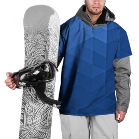 Накидка на куртку 3D с принтом trianse blue в Курске, 100% полиэстер |  | Тематика изображения на принте: abstraction | абстракция | геометрия | грани | полигоны | сочетания | треугольники