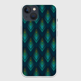 Чехол для iPhone 13 с принтом АБСТРАКТНАЯ ПТИЦА в Курске,  |  | 2021 | abstraction | geometry | hexagon | neon | paints | stripes | texture | triangle | абстракция | брызги | брызги красок | геометрия | краски | линии | мода | модные | неон | неоновый | перья | полосы | птица | соты | текстура | цветные