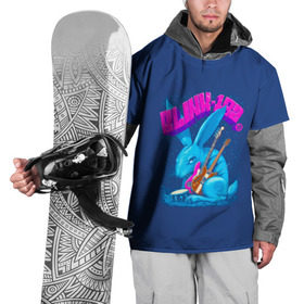 Накидка на куртку 3D с принтом Заяц Blink-182 в Курске, 100% полиэстер |  | Тематика изображения на принте: 