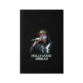 Обложка для паспорта матовая кожа с принтом J-Dog группа Hollywood Undead в Курске, натуральная матовая кожа | размер 19,3 х 13,7 см; прозрачные пластиковые крепления | 