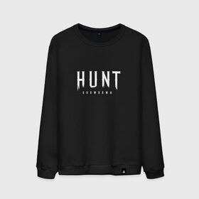 Мужской свитшот хлопок с принтом Hunt: Showdown White Logo в Курске, 100% хлопок |  | crytek | game | hunt | hunt: showdown | hunter | monsters | showdown | игра | крайтек | охота | столкновение