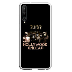 Чехол для Honor P30 с принтом Группа Hollywood Undead в Курске, Силикон | Область печати: задняя сторона чехла, без боковых панелей | Тематика изображения на принте: charlie scene | danny | funny man | hollywood | j dog | johnny 3 tears | undead | альтернативный | андед | голивуд | голливудская | группа | кранккор | метал | нежить | ню | реп | рок | рэп | рэпкор