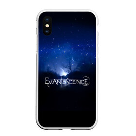 Чехол для iPhone XS Max матовый с принтом Evanescence звездное небо в Курске, Силикон | Область печати: задняя сторона чехла, без боковых панелей | evanescence | альтернативный | готик | группа | джен маджура | исчезновение | метал | ню | рок | синий | тим маккорд | трой маклоухорн | уилл хант | хард | эванесенс | эми ли