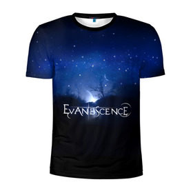 Мужская футболка 3D спортивная с принтом Evanescence звездное небо в Курске, 100% полиэстер с улучшенными характеристиками | приталенный силуэт, круглая горловина, широкие плечи, сужается к линии бедра | evanescence | альтернативный | готик | группа | джен маджура | исчезновение | метал | ню | рок | синий | тим маккорд | трой маклоухорн | уилл хант | хард | эванесенс | эми ли