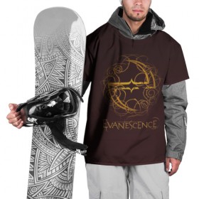 Накидка на куртку 3D с принтом Evanescence в Курске, 100% полиэстер |  | Тематика изображения на принте: 