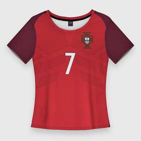 Женская футболка 3D Slim с принтом Ronaldo 17 18 в Курске,  |  | confederation | cristiano | cup | euro | portugal | ronaldo | world | европы | конфедераций | криштиану | кубок | мира | португалия | роналду | чемпионат