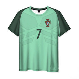 Мужская футболка 3D с принтом Ronaldo away 17-18 в Курске, 100% полиэфир | прямой крой, круглый вырез горловины, длина до линии бедер | champion | confederation | cristiano | cup | euro | portugal | ronaldo | world | европы | конфедераций | криштиану | кубок | мира | португалия | роналду