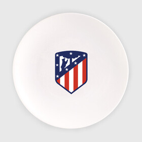 Тарелка с принтом Atletico Madrid в Курске, фарфор | диаметр - 210 мм
диаметр для нанесения принта - 120 мм | atletico | madrid | атлетико | мадрид | франция