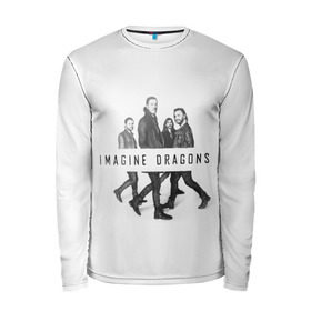 Мужской лонгслив 3D с принтом Группа Imagine Dragons в Курске, 100% полиэстер | длинные рукава, круглый вырез горловины, полуприлегающий силуэт | dragons | imagine | альтернативный | американская | бэн макки | группа | драгонс | дэн платцман | дэн рейнольдс | имеджин | инди | индирок | поп | рок | уэйн сермон | электроник