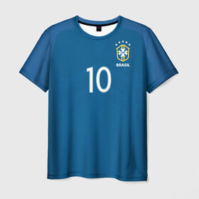 Мужская футболка 3D с принтом Нэймар Форма Гостевая 17/18 в Курске, 100% полиэфир | прямой крой, круглый вырез горловины, длина до линии бедер | brazil | jr | neymar | paris saint garmain | psg | world cup | бразилия | неймар | нэймар | по футболу | сборная бразилии | футбольная форма | чемпионат мира