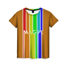 Женская футболка 3D с принтом Imagine Dragons краска в Курске, 100% полиэфир ( синтетическое хлопкоподобное полотно) | прямой крой, круглый вырез горловины, длина до линии бедер | альтернативный | американская | группа | драгонс | имеджин | инди | индирок | поп | рок | электроник