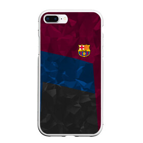 Чехол для iPhone 7Plus/8 Plus матовый с принтом FC Barcelona 2018 Abstract в Курске, Силикон | Область печати: задняя сторона чехла, без боковых панелей | fc | fc barcelona | fcb | fly emirates | ronaldo | абстракция | барселона | геометрия | зож | клуб | линии | месси | модные | мяч | реал мадрид | спорт | спортивные | тренды | футбол | футбольный клуб | эмблема