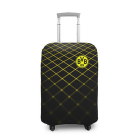 Чехол для чемодана 3D с принтом Borussia Dortmund 2018 line в Курске, 86% полиэфир, 14% спандекс | двустороннее нанесение принта, прорези для ручек и колес | borussia | fc | football | football club | sport | боруссия | спорт | спортивные | униформа | фирменные цвета | фк | футбол | футбольный клуб