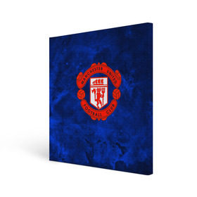 Холст квадратный с принтом FC Манчестер(blue collection) в Курске, 100% ПВХ |  | football | footer | manchester | soccer | socker | арсенал | футбол | футбольный клуб