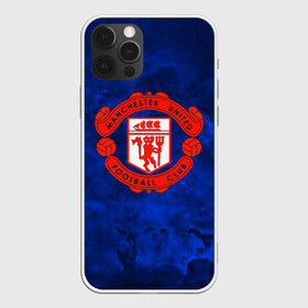 Чехол для iPhone 12 Pro Max с принтом FC Манчестер(blue collection) в Курске, Силикон |  | football | footer | manchester | soccer | socker | арсенал | футбол | футбольный клуб