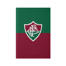 Обложка для паспорта матовая кожа с принтом Fluminense(Бразилия) в Курске, натуральная матовая кожа | размер 19,3 х 13,7 см; прозрачные пластиковые крепления | Тематика изображения на принте: fluminense | football | footer | soccer | socker | бразилия | спорт | футбол | футбольный клуб