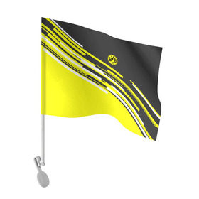 Флаг для автомобиля с принтом FC Borussia 2018 Sport в Курске, 100% полиэстер | Размер: 30*21 см | Тематика изображения на принте: боруссия | дортмунд