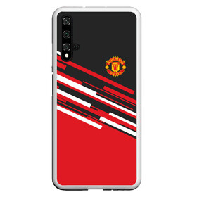 Чехол для Honor 20 с принтом MANCHESTER UNITED SPORT в Курске, Силикон | Область печати: задняя сторона чехла, без боковых панелей | emirates | fc | manchester united | абстракция | геометрия | зож | клуб | линии | манчестер юнайтед | модные | мяч | россии | спорт | спортивные | стиль | тренды | футбол | футбольный клуб | экстрим | эмблема