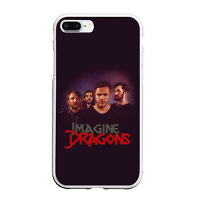 Чехол для iPhone 7Plus/8 Plus матовый с принтом Группа Imagine Dragons в Курске, Силикон | Область печати: задняя сторона чехла, без боковых панелей | альтернативный | американская | группа | драгонс | имеджин | инди | индирок | поп | рок | электроник