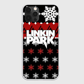 Чехол для iPhone 12 Pro Max с принтом Праздничный Linkin Park в Курске, Силикон |  | b | chester | linkin park | альтернативный метал | альтернативный рок | беннингтон | группа | знак | красный | линкин парк | музыкант | надпись | новогодний | новый год | ню метал | певец | праздник | рождество