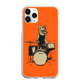Чехол для iPhone 11 Pro Max матовый с принтом Drums в Курске, Силикон |  | барабанщик | барабаны | драммер | ударные