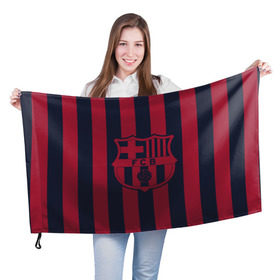 Флаг 3D с принтом Barselona 18 в Курске, 100% полиэстер | плотность ткани — 95 г/м2, размер — 67 х 109 см. Принт наносится с одной стороны | barselona | champions | league | lionel | messi | spain | барселона | испания | месси