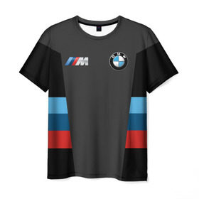 Мужская футболка 3D с принтом BMW 2018 Sport в Курске, 100% полиэфир | прямой крой, круглый вырез горловины, длина до линии бедер | bmw | автомобиль | автомобильные | бмв | марка | машины | патриот | флаг
