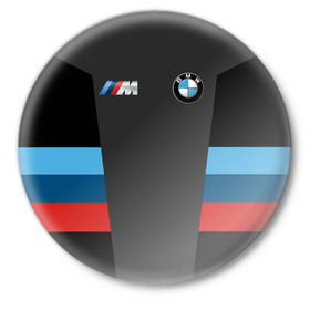 Значок с принтом BMW 2018 Sport в Курске,  металл | круглая форма, металлическая застежка в виде булавки | bmw | автомобиль | автомобильные | бмв | марка | машины | патриот | флаг