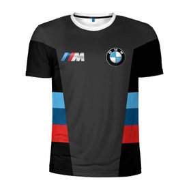 Мужская футболка 3D спортивная с принтом BMW 2018 Sport в Курске, 100% полиэстер с улучшенными характеристиками | приталенный силуэт, круглая горловина, широкие плечи, сужается к линии бедра | bmw | автомобиль | автомобильные | бмв | марка | машины | патриот | флаг