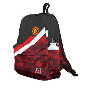 Рюкзак 3D с принтом Manchester United Sport Camo в Курске, 100% полиэстер | лямки с регулируемой длиной, сверху петелька, чтобы рюкзак можно было повесить на вешалку. Основное отделение закрывается на молнию, как и внешний карман. Внутри два дополнительных кармана, один из которых закрывается на молнию. По бокам два дополнительных кармашка | emirates | fc | manchester united | абстракция | геометрия | зож | клуб | линии | манчестер юнайтед | модные | мяч | россии | спорт | спортивные | стиль | тренды | футбол | футбольный клуб | экстрим | эмблема