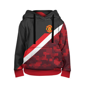 Детская толстовка 3D с принтом Manchester United Sport Camo в Курске, 100% полиэстер | двухслойный капюшон со шнурком для регулировки, мягкие манжеты на рукавах и по низу толстовки, спереди карман-кенгуру с мягким внутренним слоем | Тематика изображения на принте: emirates | fc | manchester united | абстракция | геометрия | зож | клуб | линии | манчестер юнайтед | модные | мяч | россии | спорт | спортивные | стиль | тренды | футбол | футбольный клуб | экстрим | эмблема