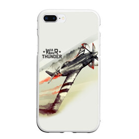 Чехол для iPhone 7Plus/8 Plus матовый с принтом War Thunder в Курске, Силикон | Область печати: задняя сторона чехла, без боковых панелей | Тематика изображения на принте: war thunder | гром войны