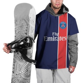 Накидка на куртку 3D с принтом PSG 2018 Original #1 в Курске, 100% полиэстер |  | fc | fly emirates | paris | psg | лого | париж | псж | спорт | спортивные | фк | футбольный клуб