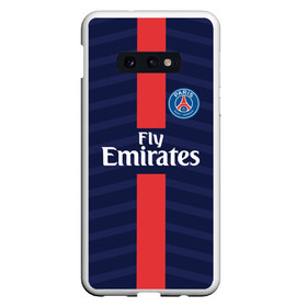 Чехол для Samsung S10E с принтом PSG 2018 Original #7 в Курске, Силикон | Область печати: задняя сторона чехла, без боковых панелей | Тематика изображения на принте: fc | fly emirates | paris | psg | лого | париж | псж | спорт | спортивные | фк | футбольный клуб