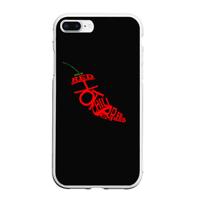 Чехол для iPhone 7Plus/8 Plus матовый с принтом Red Hot Chili Peppers в Курске, Силикон | Область печати: задняя сторона чехла, без боковых панелей | музыка | овощ | острый | пеперс | перчик | ред | рок | хот | чили