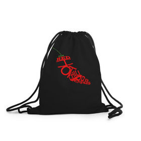 Рюкзак-мешок 3D с принтом Red Hot Chili Peppers в Курске, 100% полиэстер | плотность ткани — 200 г/м2, размер — 35 х 45 см; лямки — толстые шнурки, застежка на шнуровке, без карманов и подкладки | музыка | овощ | острый | пеперс | перчик | ред | рок | хот | чили