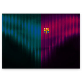 Поздравительная открытка с принтом FC Barcelona 2018 abstract в Курске, 100% бумага | плотность бумаги 280 г/м2, матовая, на обратной стороне линовка и место для марки
 | Тематика изображения на принте: fc | fc barcelona | fcb | fly emirates | ronaldo | абстракция | барселона | геометрия | зож | клуб | линии | месси | модные | мяч | реал мадрид | спорт | спортивные | тренды | футбол | футбольный клуб | эмблема