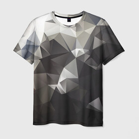 Мужская футболка 3D с принтом Абстракция в Курске, 100% полиэфир | прямой крой, круглый вырез горловины, длина до линии бедер | абстракция | многоугольники