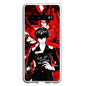 Чехол для Samsung Galaxy S10 с принтом persona 5 в Курске, Силикон | Область печати: задняя сторона чехла, без боковых панелей | акира курусу | анн такамаки | мона | морган | моргана | пантера | саэ ниидзима | трикстер | узник