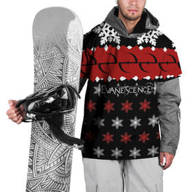 Накидка на куртку 3D с принтом Праздничный Evanescence в Курске, 100% полиэстер |  | evanescence | альтернативный | готик | группа | джен маджура | знак | исчезновение | красный | метал | надпись | новогодний | новый год | ню | праздник | рождество | рок | снежинки | тим маккорд