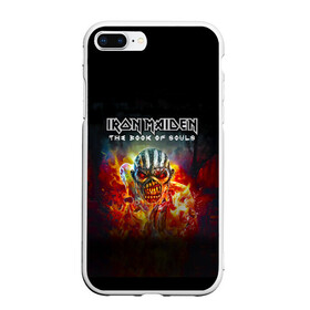 Чехол для iPhone 7Plus/8 Plus матовый с принтом Iron Maiden в Курске, Силикон | Область печати: задняя сторона чехла, без боковых панелей | iron maiden | адриан смит | айрон мейден | группа | дэйв мюррей | железная дева | индеец | ирон майден | метал | мрачный | музыка | огонь | песни | рок | стив харрис | тяжелый | хеви | хевиметал