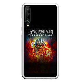 Чехол для Honor P30 с принтом Iron Maiden в Курске, Силикон | Область печати: задняя сторона чехла, без боковых панелей | Тематика изображения на принте: iron maiden | адриан смит | айрон мейден | группа | дэйв мюррей | железная дева | индеец | ирон майден | метал | мрачный | музыка | огонь | песни | рок | стив харрис | тяжелый | хеви | хевиметал