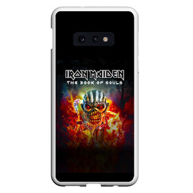 Чехол для Samsung S10E с принтом Iron Maiden в Курске, Силикон | Область печати: задняя сторона чехла, без боковых панелей | Тематика изображения на принте: iron maiden | адриан смит | айрон мейден | группа | дэйв мюррей | железная дева | индеец | ирон майден | метал | мрачный | музыка | огонь | песни | рок | стив харрис | тяжелый | хеви | хевиметал